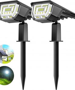 45 LEDs Cool White IP65 Spotlights for Garden featured