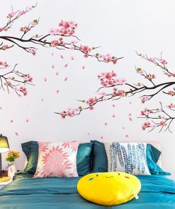 Cherry Blossom Tree Branch Wall Decals for Décor featured