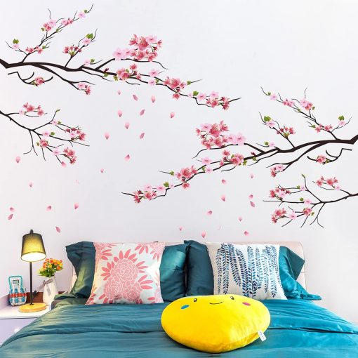 Cherry Blossom Tree Branch Wall Decals for Décor featured