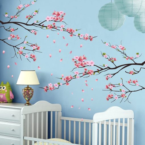 Cherry Blossom Tree Branch Wall Decals for Décor fig1