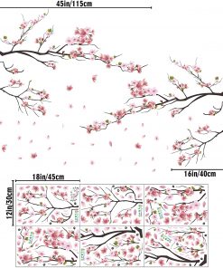 Cherry Blossom Tree Branch Wall Decals for Décor fig2