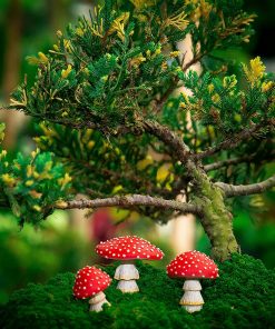 Glow in The Dark Mushrooms Fairy Garden Décor fig1