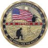 US Military Stand for The Flag Coin.