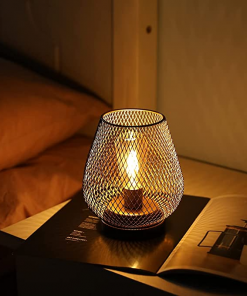 Vintage Design Metal Cage LED Lantern fig2